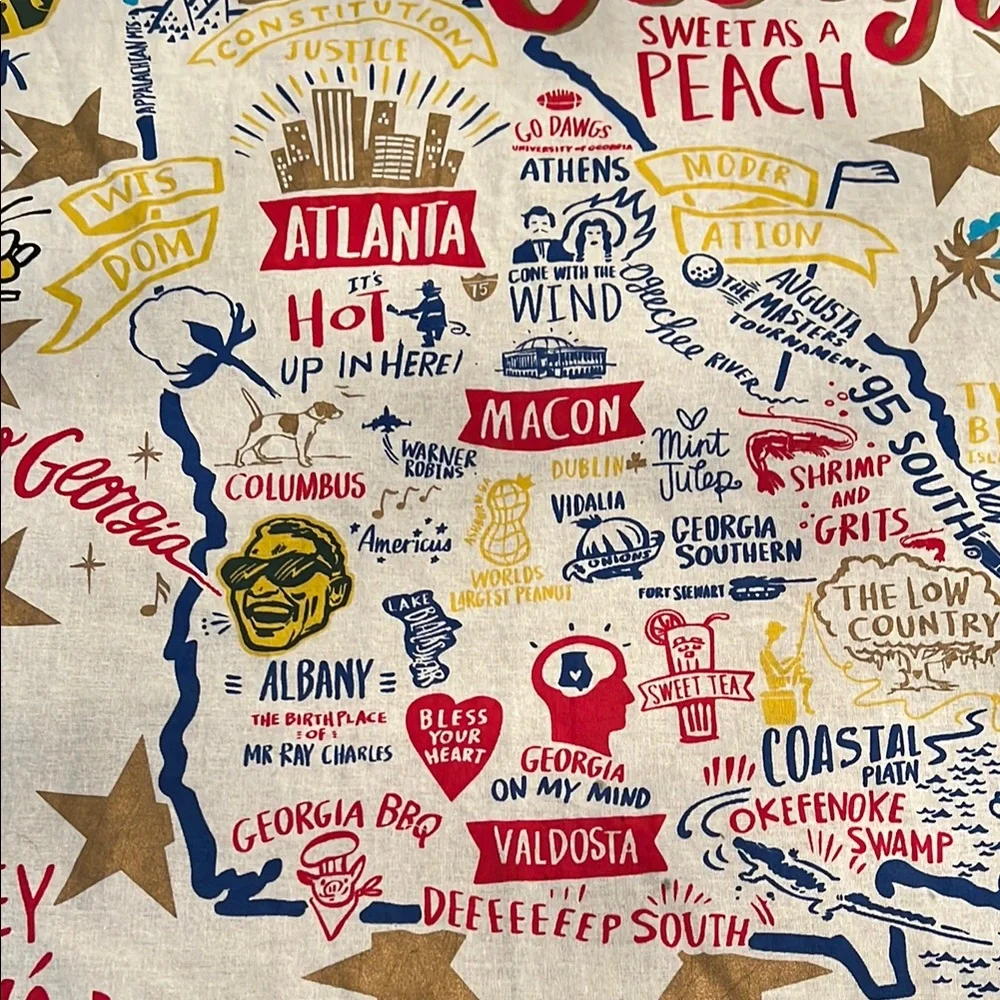 Georgia Art Kitchen Towel